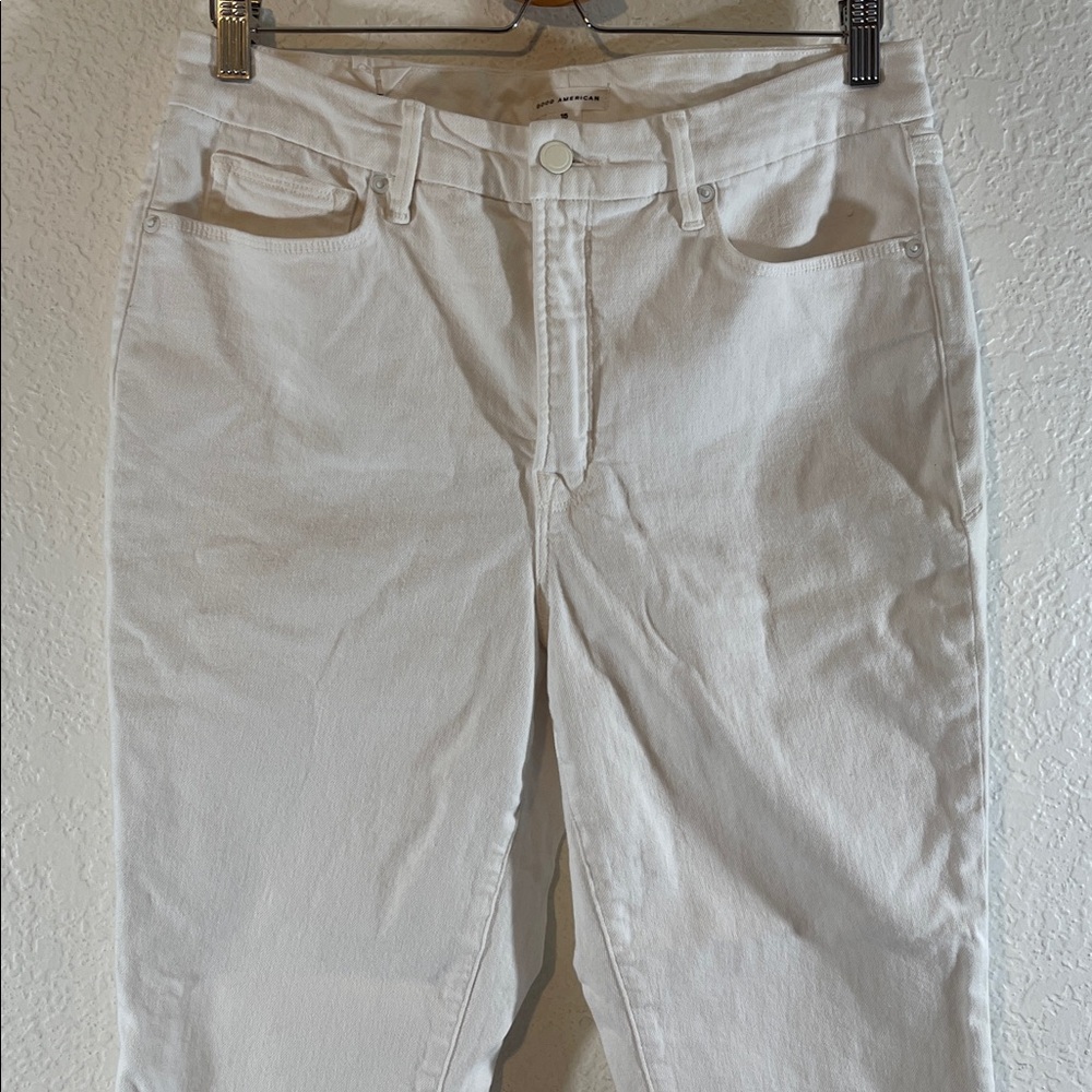 GOOD AMERICAN Good Petite Skinny Skinny White Jeans Size 15 - Picture 3 of 11